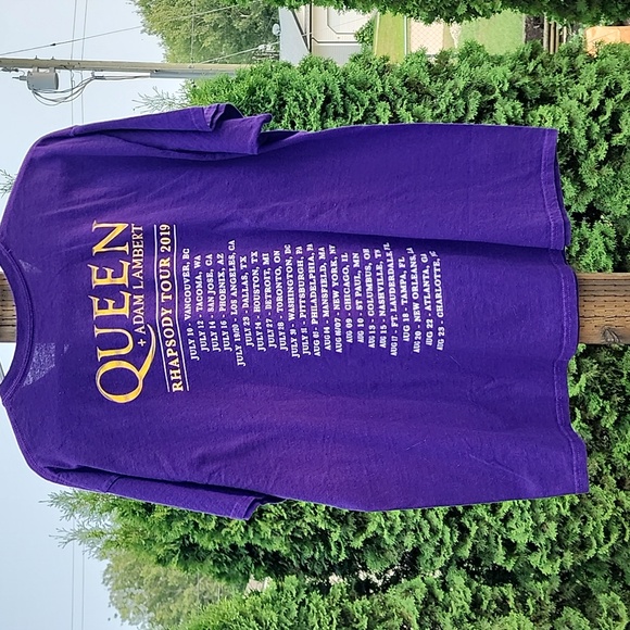 Queen and Adam Lambert Rhapsodie tour shirt size XL - Picture 4 of 14